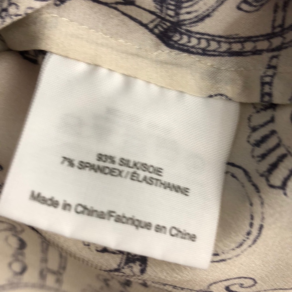 Tory Burch Angelique 100% Silk Blouse (W14456) - Picture 7 of 7